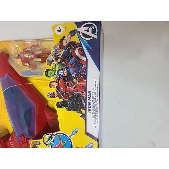 Epic Hero Series Iron Man Repulsor Blast Battle Jet Action Figure Vehicle - Picture 4 of 5